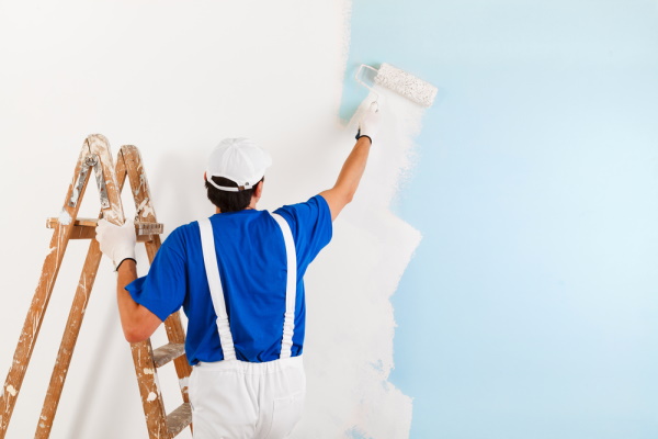 painting a house